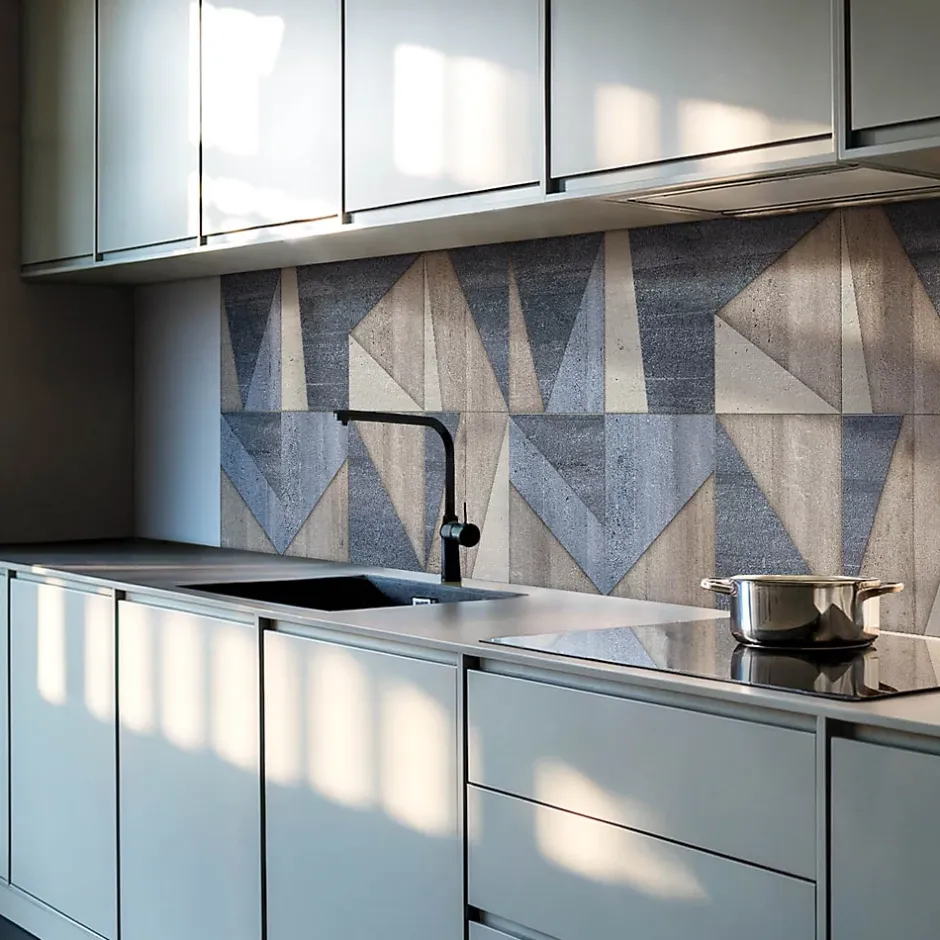 Panneau Mural 120x60 cm Motif À Chevrons 1 pièce-Wallfluent Online