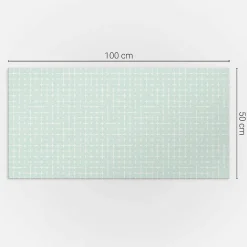 Panneau Mural 100x50 cm Motifs En Mosaïque Géométrique 1 pièce-Wallfluent