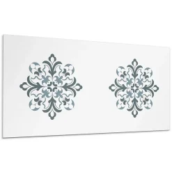 Wallfluent Panneau Mural 120x60 cm Motif Floral Orné 1 pièce