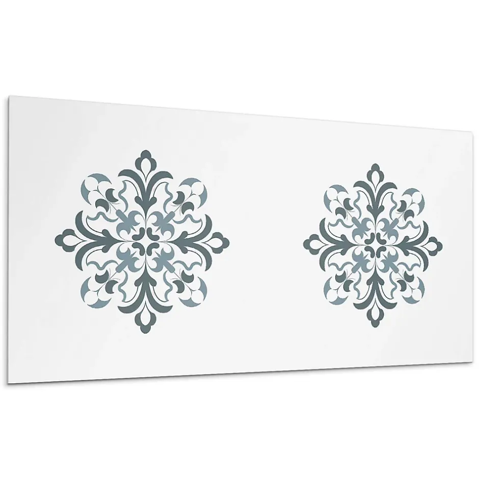 Wallfluent Panneau Mural 120x60 cm Motif Floral Orné 1 pièce