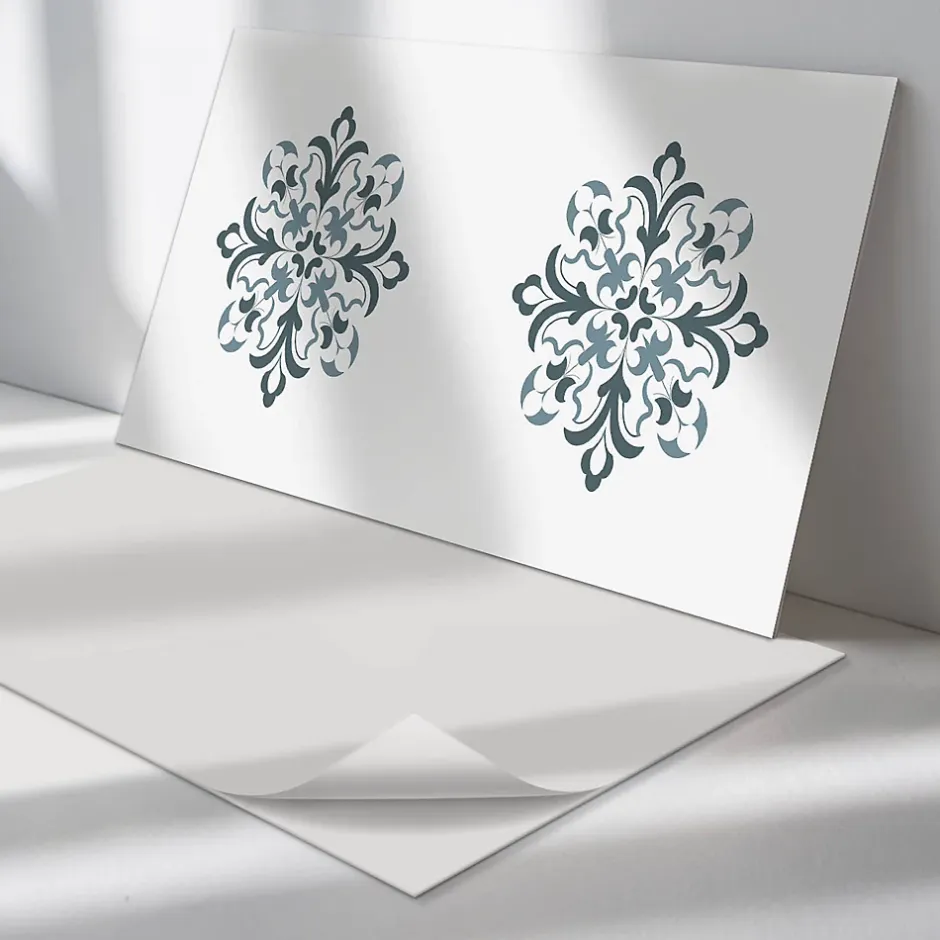 Wallfluent Panneau Mural 120x60 cm Motif Floral Orné 1 pièce