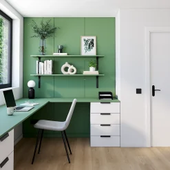 Foge Panneau Ninna OSB-3 vert olive 122 x 60 x 1,5 cm