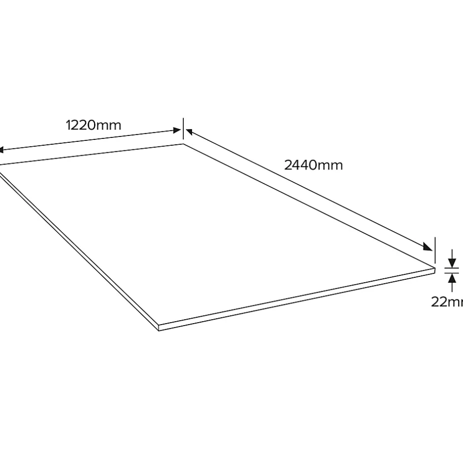Panneau OSB 3 - 244 x 122 cm, ép.22 mm (vendu au panneau)- Online