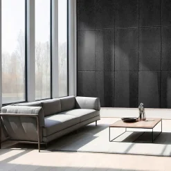 Panneau OSB-3 peint noir 122 x 60 x 1,5 cm-Foge New