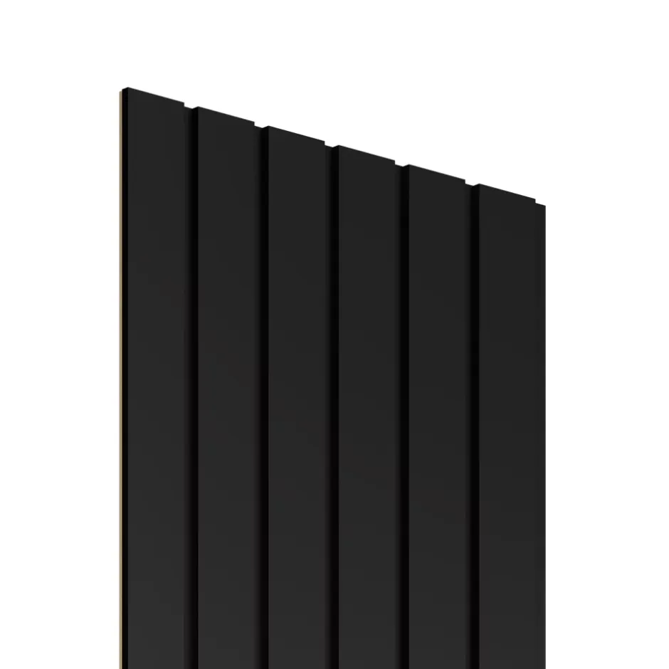 Panneau tasseau décoratif Maya en MDF noir 275X90CM ép.14mm-Radex Hot