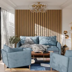 Panneau tasseau décoratif Maya en MDF effet chêne 275X60CM ép.14mm-Radex Discount