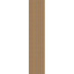 Panneau tasseau décoratif en MDF noir 60 x 280 cm- New