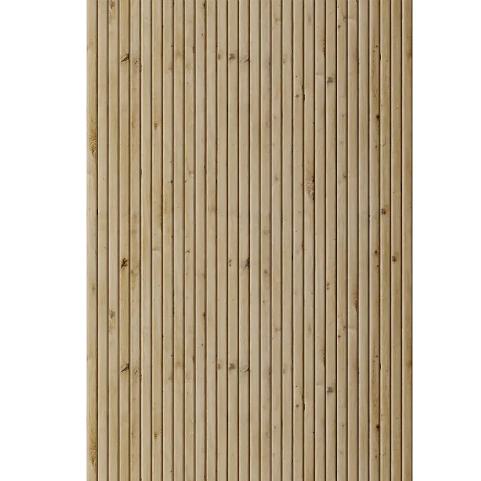 Radex Panneau tasseau flexible MDF Ella effet chêne clair 275X90 cm