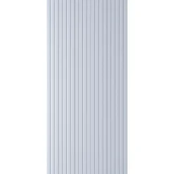 Radex Panneau tasseau flexible Ella 275x60 cm – Lamelles MDF finition blanc sur tissu