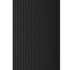 Radex Panneau tasseau flexible Ella 275x90 cm – Lamelles MDF finition blanc sur tissu