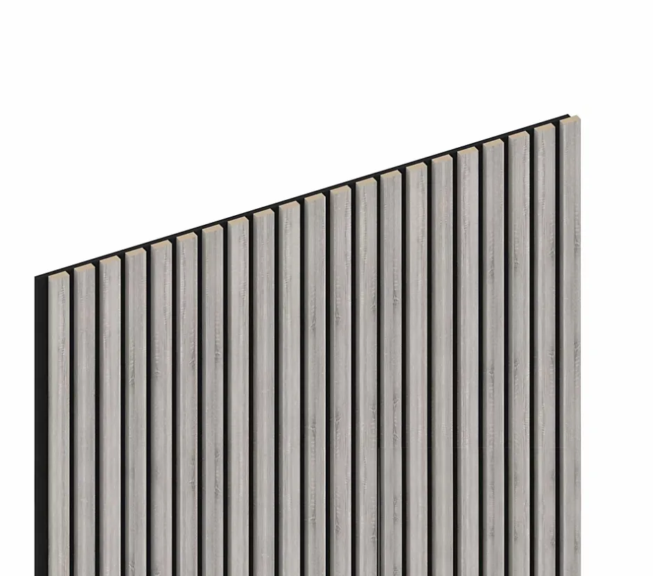 Panneau tasseau MDF coloris chêne blanc 280 x 90 cm-Foge New