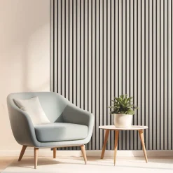 Panneau tasseau MDF coloris chêne blanc 280 x 60 cm-Foge Hot