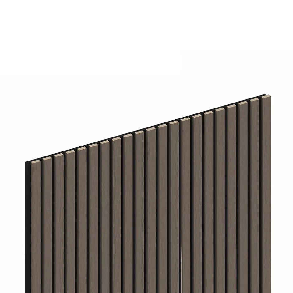 Foge Panneau tasseau MDF coloris chêne sombre 280 x 90 cm