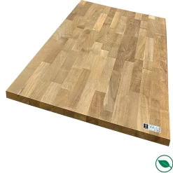 Forestea Panneau teck massif lamellé collé abouté 2410 x 1210 x 18 mm