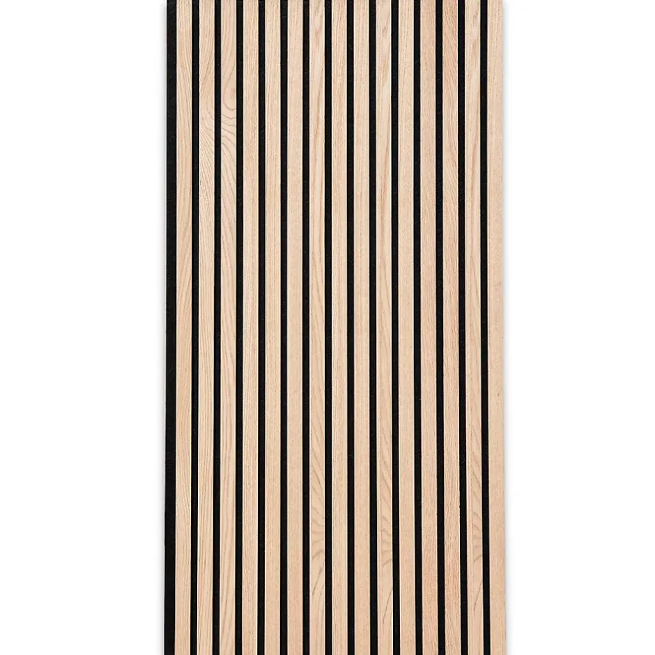 Panneaux acoustiques en aspect bois, 1 Pièce, 118 x 60 cm, White Oak-Floordirekt