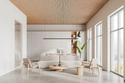 Floordirekt Panneaux acoustiques en aspect bois, 1 Pièce, 60 x 60 cm, Red Oak