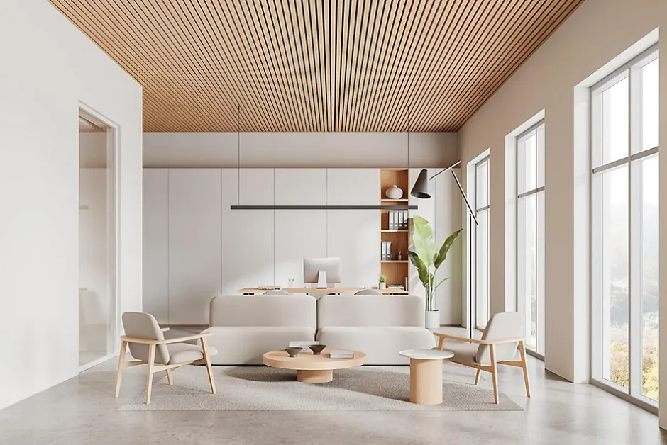 Floordirekt Panneaux acoustiques en aspect bois, 1 Pièce, 60 x 60 cm, Red Oak