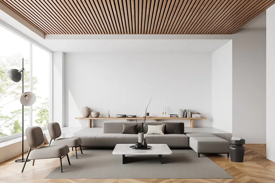 Floordirekt Panneaux acoustiques en aspect bois, 1 Pièce, 60 x 60 cm, Black Walnut