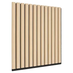 House Nordic Panneaux Acoustiques en Bois Naturel - Lot de 2, Aspect Chêne 520x520x22 mm