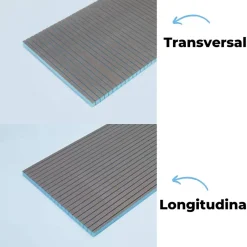 Panneaux de construction Construct, formes rondes transveral 250 x 60 x 3 cm-Wedi New