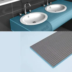 Panneaux de construction Construct, formes rondes transveral 250 x 60 x 3 cm-Wedi New