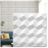 Panneaux de plafond et panneaux muraux Decoratif 3D Romby Blanc 2m² / 8pièces-Deccart Sale