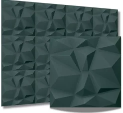 Panneaux de plafond et panneaux muraux 3D Bursztyn Vert 2 m²/ 8pièces-Deccart Best