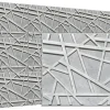 Deccart Panneaux de plafond et panneaux muraux Decoratif 3D Line Béton "69" 12m² / 48pièces