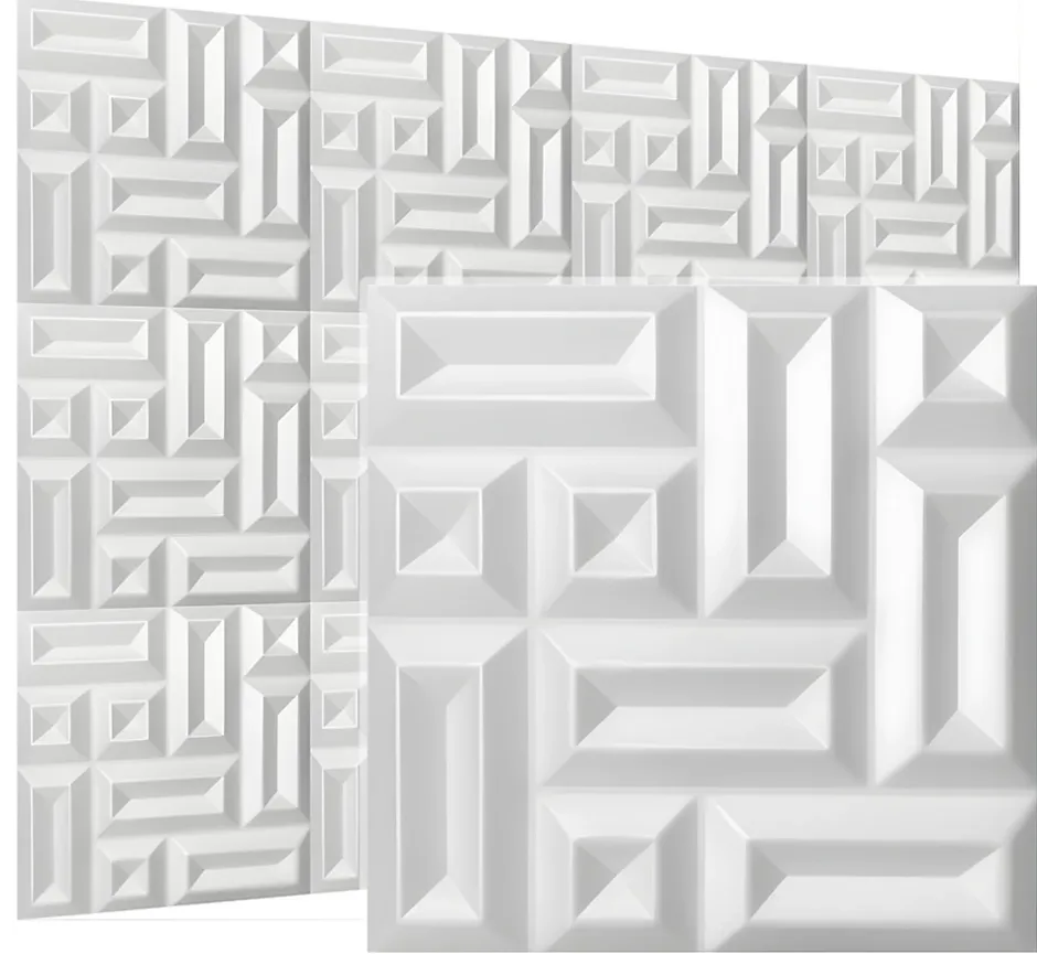 Panneaux de plafond et panneaux muraux Decoratif 3D Square 8m² / 32pièces-Deccart New
