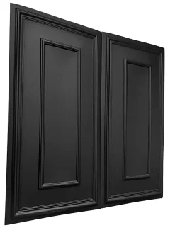 Panneaux de plafond et panneaux muraux Decoratif Rama Noir 10m² / 20pièces-Deccart Outlet