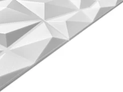 Panneaux de plafond et panneaux muraux Decoratif 3D Bursztyn Blanc 12m² / 48pièces-Deccart Best