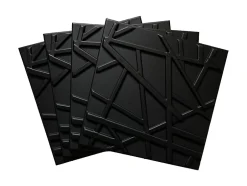 Panneaux de plafond et panneaux muraux Decoratif 3D Line Noir 8m² / 32pièces-Deccart Sale