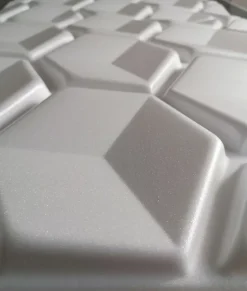 Panneaux de plafond et panneaux muraux Decoratif 3D Honey Blanc 5m² / 20pièces-Deccart Outlet