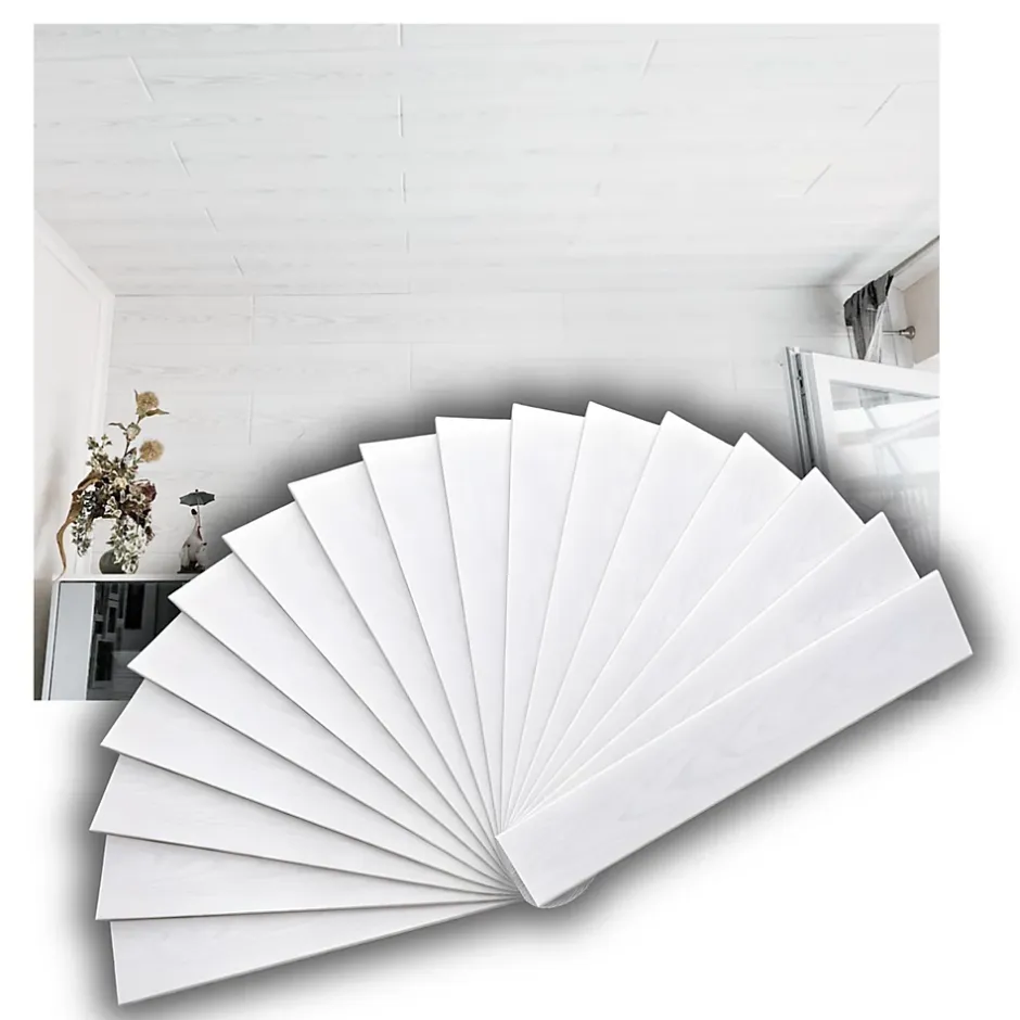 Deccart Panneaux de plafond et panneaux muraux Decoratif P02 6m² / 36pièces