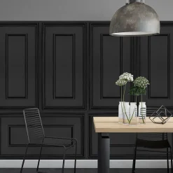 Panneaux de plafond et panneaux muraux Decoratif Rama Noir 6m² / 12pièces-Deccart Online