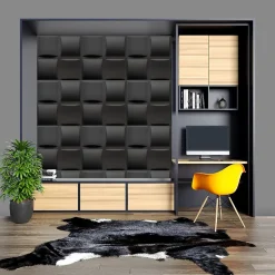 Panneaux de plafond et panneaux muraux Decoratif 3D Pled Noir 12m² / 48pièces-Deccart Sale
