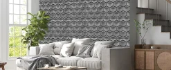 Panneaux de plafond et panneaux muraux Decoratif 3D Honey Gris 8m² / 32pièces-Deccart Discount