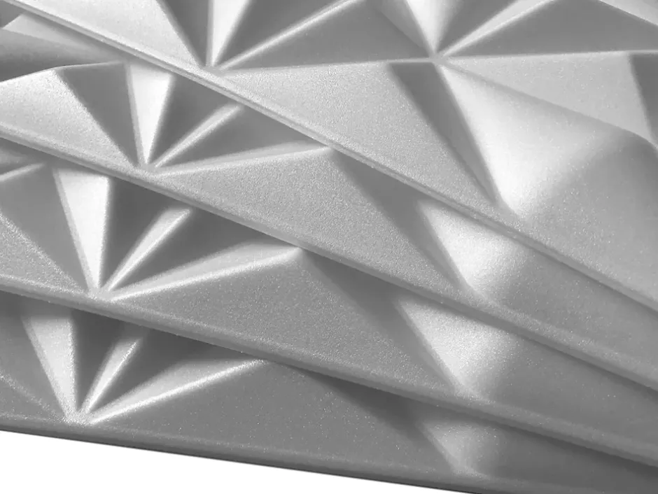 Deccart Panneaux de plafond et panneaux muraux Decoratif 3D Onyx Blanc 5m² / 20pièces