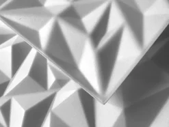 Panneaux de plafond et panneaux muraux 3D Ametyst Blanc 12m²/48 pieces-Deccart Clearance