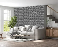 Deccart Panneaux de plafond et panneaux muraux Decoratif 3D Honey Gris 12m² / 48pièces