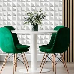 Panneaux de plafond et panneaux muraux Decoratif 3D Kristal Blanc 5m² / 20pièces-Deccart Sale