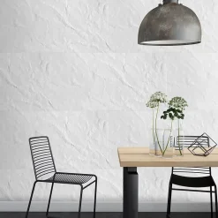 Panneaux de plafond et panneaux muraux Decoratif Glaz Blanc 4m² / 8pièces-Deccart Discount