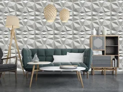 Deccart Panneaux de plafond et panneaux muraux Decoratif 3D Bursztyn Béton 