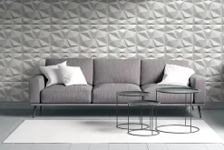 Deccart Panneaux de plafond et panneaux muraux Decoratif 3D Bursztyn Béton 