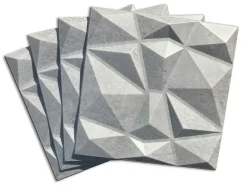 Deccart Panneaux de plafond et panneaux muraux Decoratif 3D Bursztyn Béton 