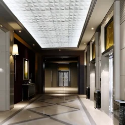 Panneaux de plafond et panneaux muraux Decoratif 3D Krystal Blanc 2m² / 8pièces-Deccart Best