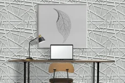 Panneaux de plafond et panneaux muraux Decoratif 3D Line Béton "69" 8m² / 32pièces-Deccart Outlet