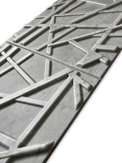 Panneaux de plafond et panneaux muraux Decoratif 3D Line Béton 