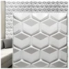 Panneaux de plafond et panneaux muraux Decoratif 3D Honey Blanc 2m² / 8pièces-Deccart Discount