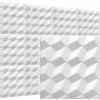Panneaux de plafond et panneaux muraux Decoratif 3D Romby Blanc 8m² / 32pièces-Deccart